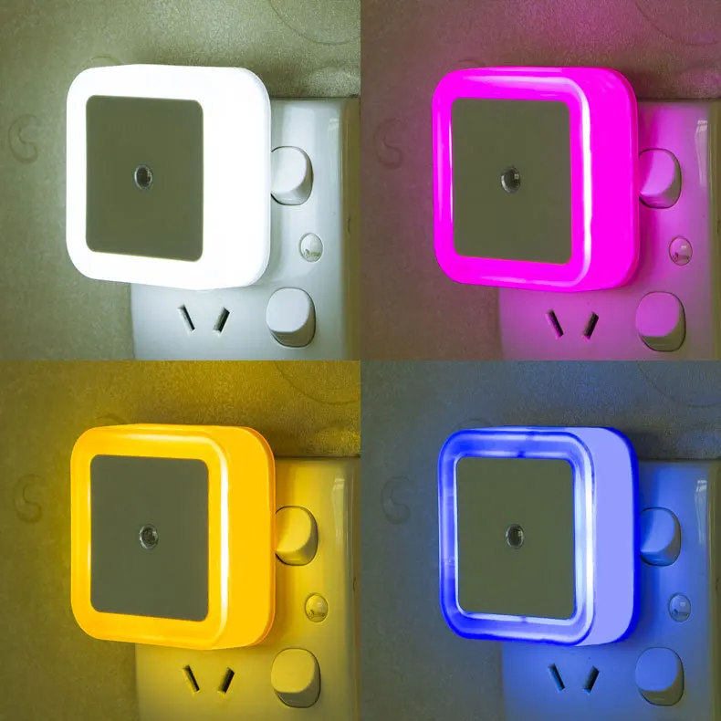 Permalink to LED Night Light Mini Light Sensor Control 110V 220V EU UK US Plug Nightlight Lamp For Children KidsBedroom Living Room Lighting