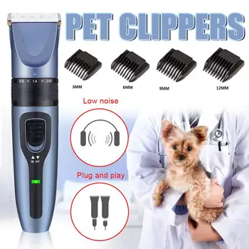 

Professional Dog Nail Clippers and Trimmer Dog Grooming Clippers Electric Shaver Kit Pets Haircut Machine Electric Scissor Tools