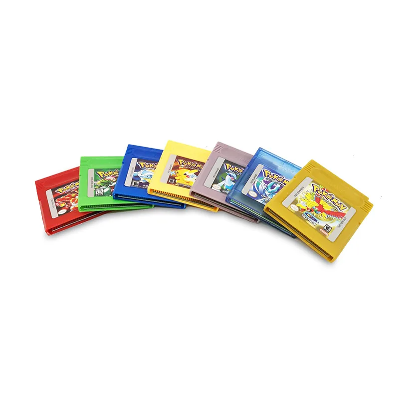 Серия Pokemon 16 бит видеоигры картридж консоль карточная Классическая игра сбор красочная версия Английский язык
