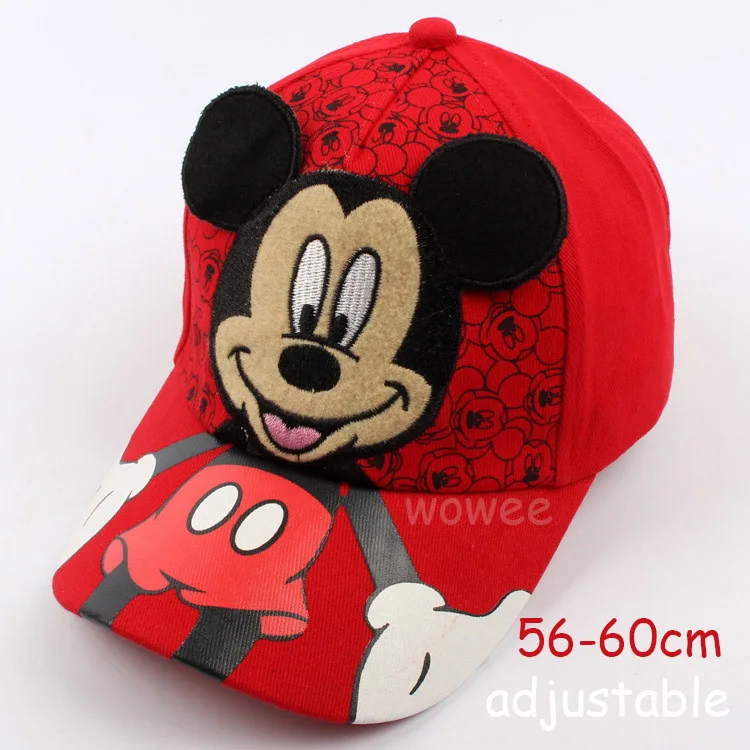 1pc Red Cap 6 шт. вечерние принадлежности с Микки Маусом для детей, Декорации для мероприятий, вечеринок на день рождения, Детские Вечерние Декорации с Минни Маус - Цвет: 1pc Red Cap