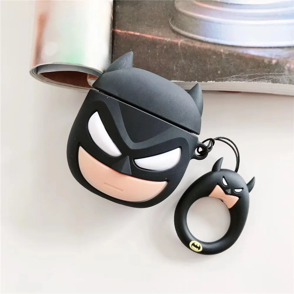 100 шт/партия DHL Superheros Bluetooth наушники чехол защитный чехол Аксессуары для кожи для Airpods Чехлы зарядная коробка