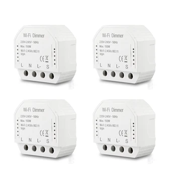 

Smart WiFi Light LED Dimmer for Switch Smart Life/Tuya APP Remote Control 1 Way Switch,Works for Alexa or Google Home