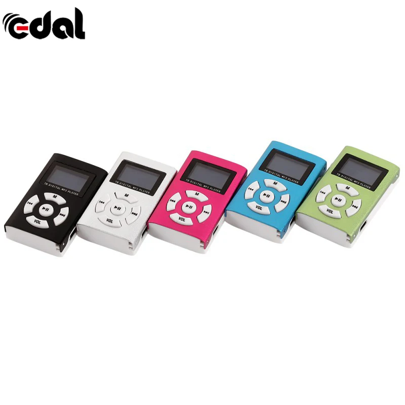 18 EDAL USB мини MP3 плеер с ЖК-экраном Поддержка Micro SD TF карта стильный дизайн спортивный компактный