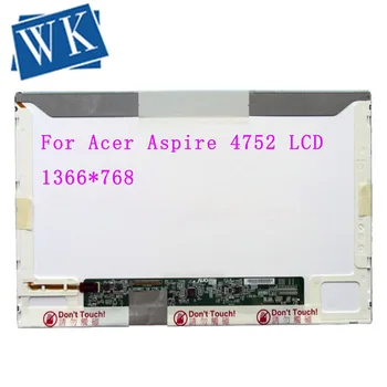

14'' laptop lcd screen For Acer Aspire 4752 4752G 4752Z AS4752Z notebook replacement display 1366*768 40pin