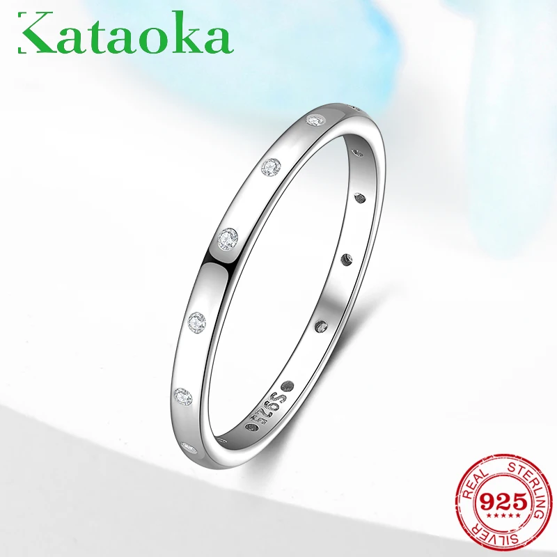 

2020 Genuine High quality 925 Sterling Silver Adjustable Stackable clear CZ Rings For Women S925 Silver fine Jewelry Gift