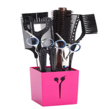 

1Pc Green Hairdressing Scissors Accessories Hair Salon Hairdressing Combs Storage Clamps Scissor Box Barber Tool