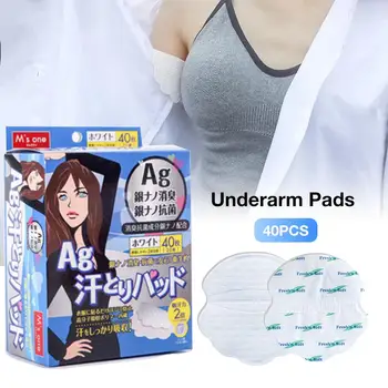 

40Pcs Armpits Sweat Pads For Underarm Gasket From Sweat Absorbing Pads For Armpits Linings Disposable Anti Sweat Stickers