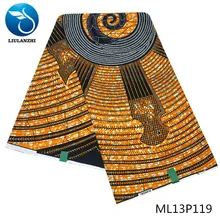 LIULANZHI принты Анкара Швейные восковые ткани 6 ярдов Хлопок нигерийский tissu печать Африканский Воск ML13P118-130