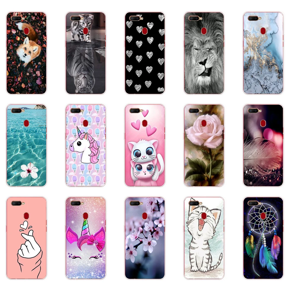 Чехол-накладка для OPPO A5S, 6,2 дюйма, Мягкая силиконовая задняя крышка из ТПУ для Oppo A7 AX7 A5 S cphсчитаan, бампер, 360, защитный чехол 4