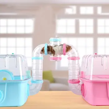 

Hamster Spherical Tunnel Transparent Acrylic Cage Pet Funny Exercise Sports Toys C63B