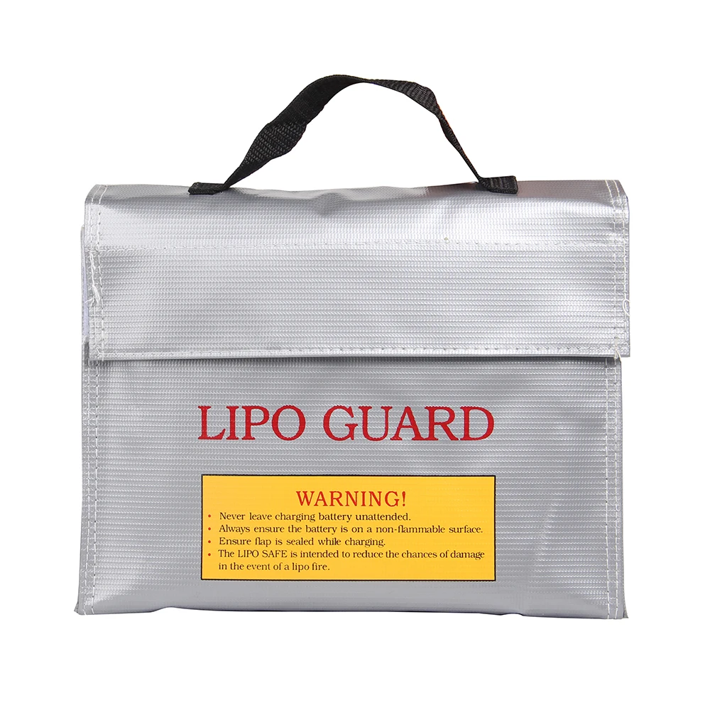 

Handheld Fireproof Explosionproof Lipo Battery Safe Bag Portable Heat Resistant Pouch Sack for Battery Charge & Storage
