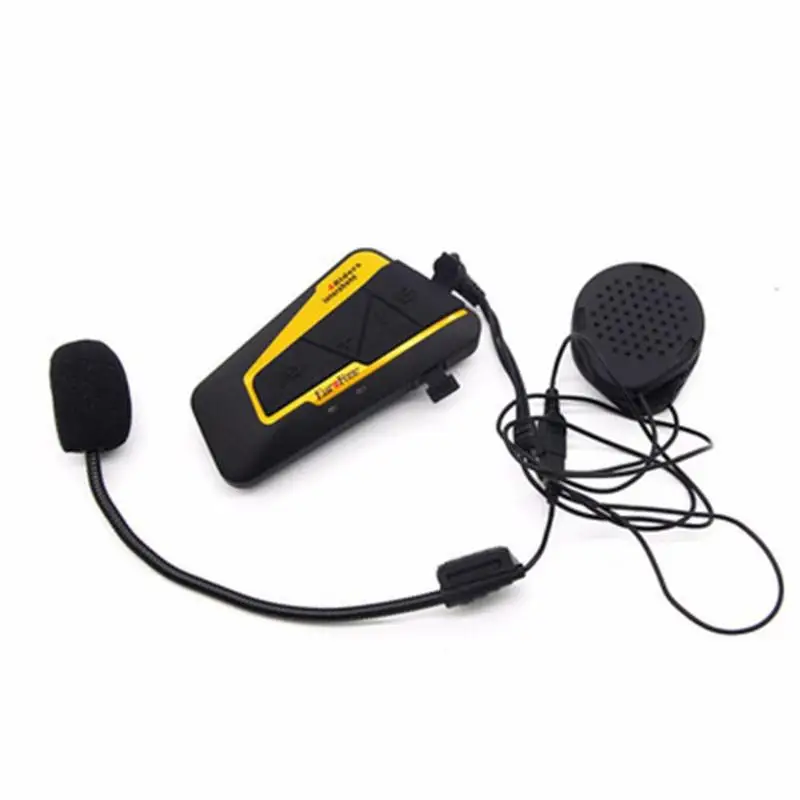 

Bluetooth walkie talkie Wireless bluetooth microphone Waterproof Bluetooth Motorcycle Helmet Intercom Interphone Stereo earphone