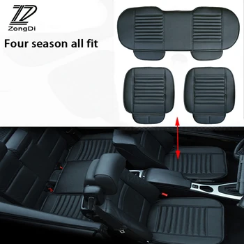 

ZD 2018 NEW Pu Leather Car Styling Seat Pad Cushion Covers For Kia Rio 3 K2 Ceed Toyota Corolla 2008 Avensis C-HR RAV4 Mazda 3 6