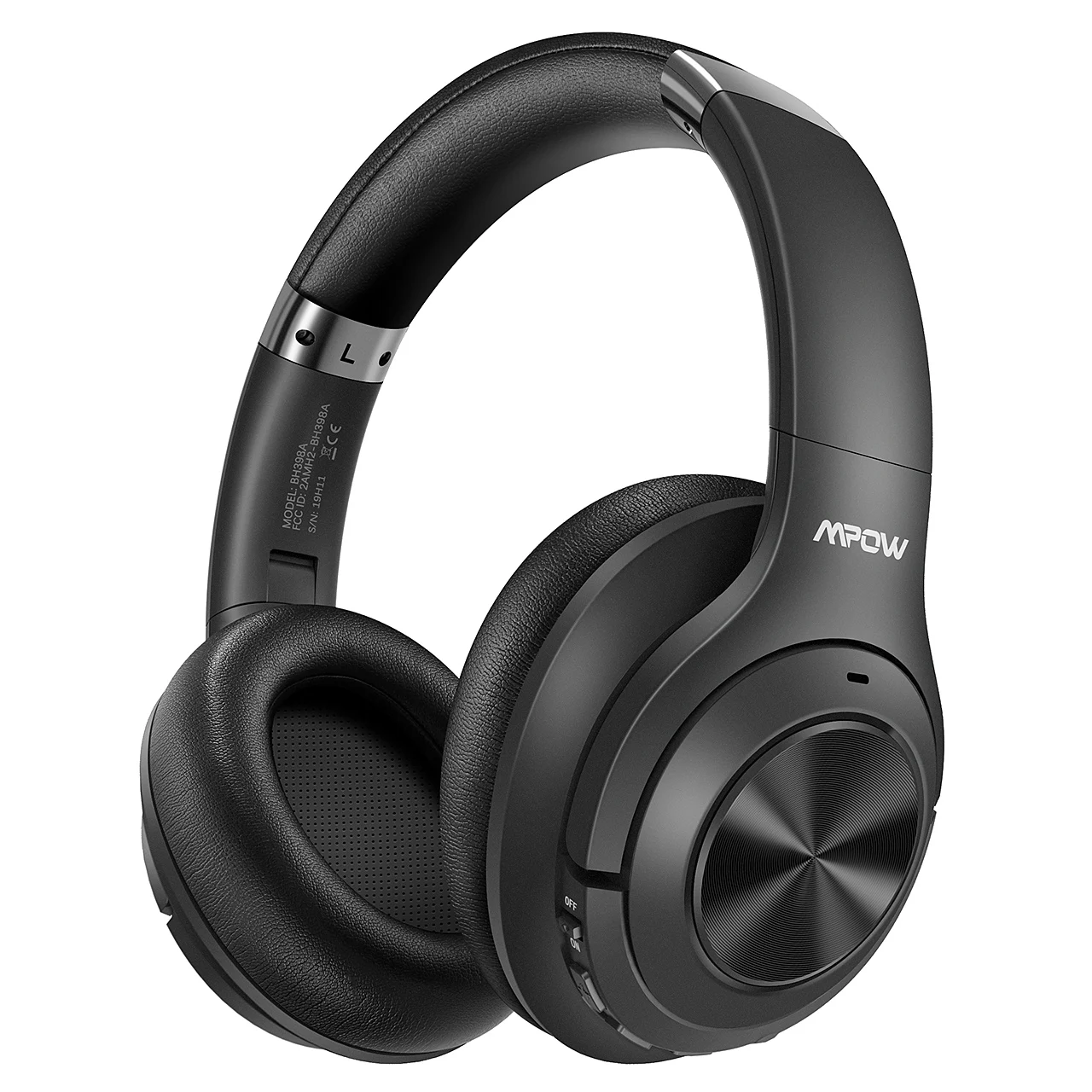Mpow h21 hybrid active noise cancelling headset wireless bluetooth 5.0 music headphones 40h playtime cvc 6.0 for iphone 11 xiaomi