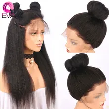 Eva волосы 150% Yaki прямые 4,5*4,5 шелковая основа полный шнурок человеческие волосы парики предварительно выщипанные волосы remy парик с детскими волосами для черных женщин