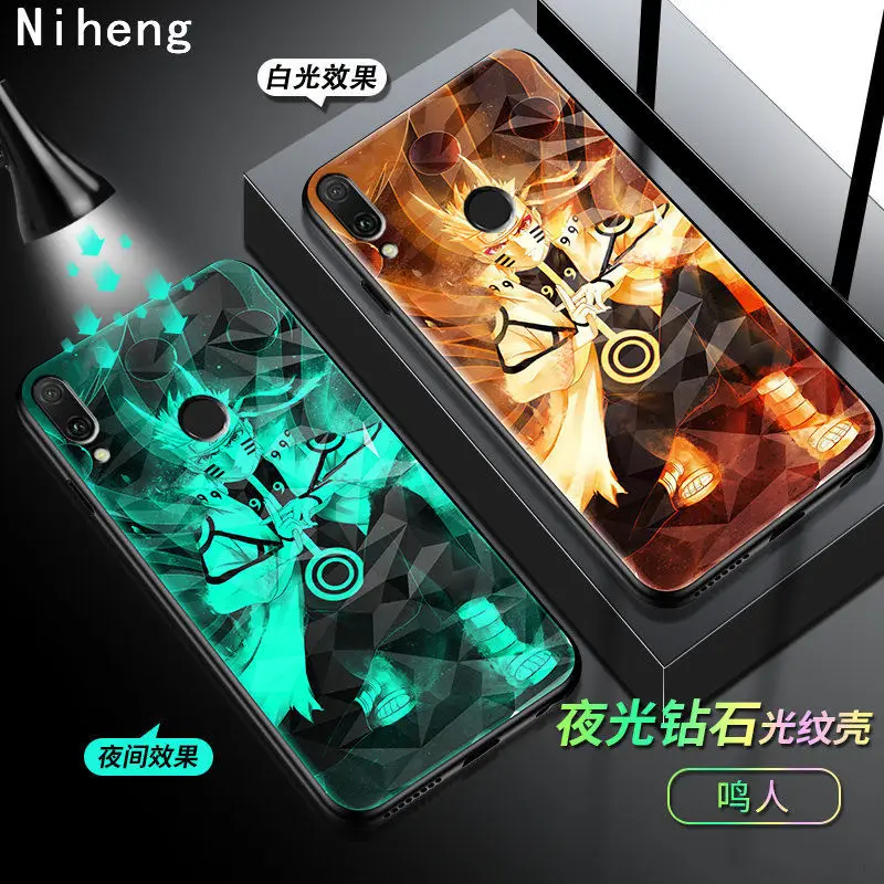 Светящийся акриловый чехол для телефона Niheng Xiaomi Redmi Note 7 8 K20 Pro 8A Mi 9 9T 10 10T сотового