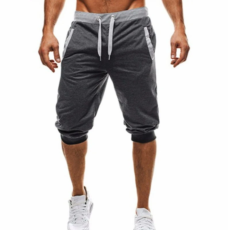 Mens jogger shorts sale Clearance
