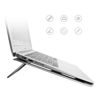 

Laptop Stand For Below 15.6inch MacBook Pro Notebook Foldable Angel Adjustable Laptop Holder For Tablet Stand