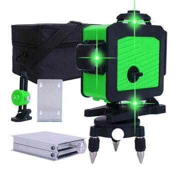 

16 Line 4D Laser Level Horizontal Vertical Wireless Remote Super Powerful Beam With Auto Self-Leveling Laser Level Measure Tools