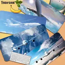 YNDFCNB Plane Flight Clouds Cool New Office Mice Gamer Soft Mouse Pad Size for Deak Mat for overwatch/cs go/world of warcraft