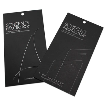 

50Pcs/Lot 9x16.8cm (3.5"x6.6") Variety of Style Mobile Phone Films Paperboard Packaging Boxes Colorful Phone Film Pack Box