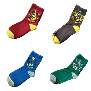 

Four seasons adult Gryffindor ladies men's cosplay anime cartoon boat socks accessories Halloween party socks