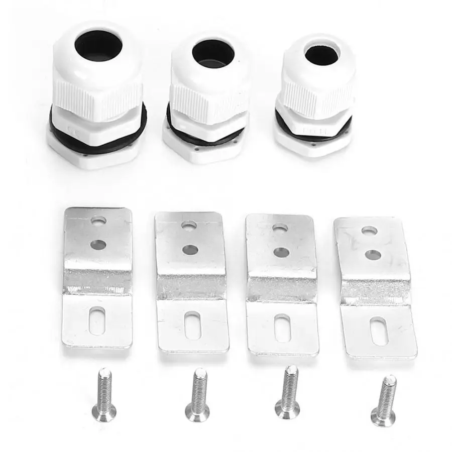 Switch Box Aluminum Alloy 3 Button Control Operation Box IP66 Dustproof Waterproof 175x80x55 Push Button Switch