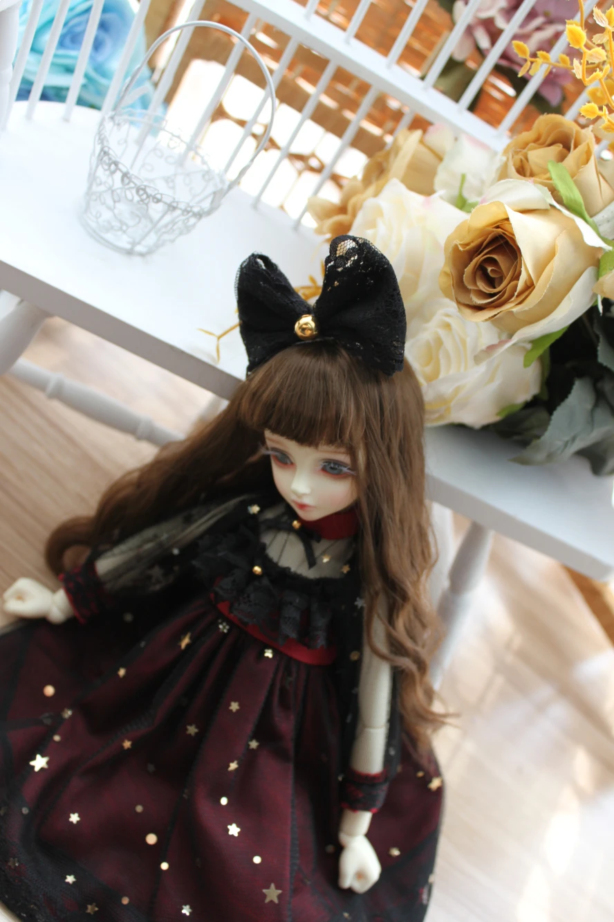 Модная Одежда для кукол наряд вечернее платье Лолита для 1/3/1/4 1/6 BJD куклы платье