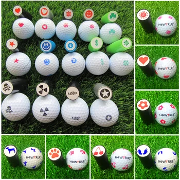 

Quick-dry Plastic Golf Ball Stamper Stamp Marker Golf Club Accessories Symbol Golfer Souvenir Gift Golf Ball Stamp sports fitnes