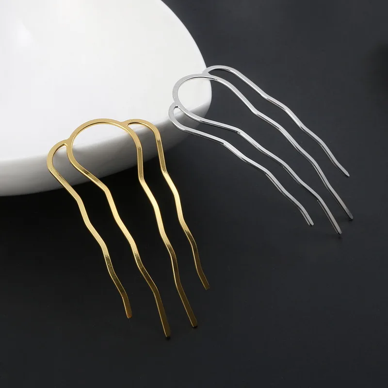 Retro 4 Teeth Comb Hair Accessories Hairpin Vintage Barrette Clip