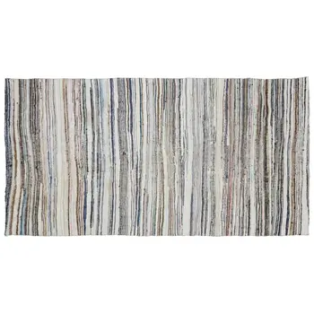 

Handmade Multicolor Vintage English Striped Rug Area Rug 170x322 Cm-5'7''X10'7''