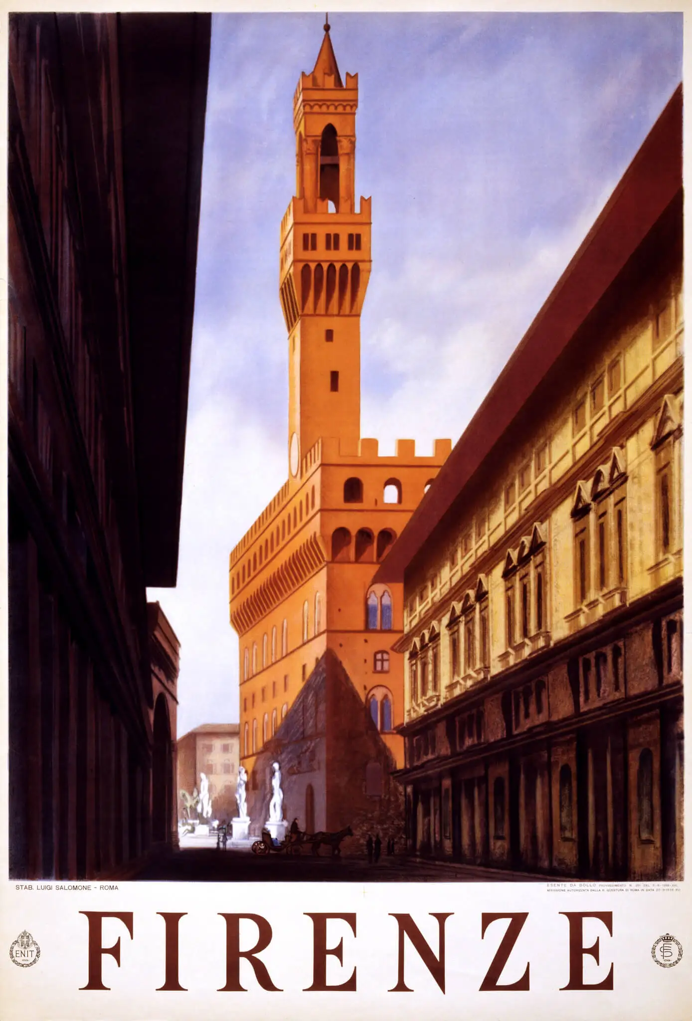 Италия дорожные плакаты Венеция Firenze Napoli холст живопись Винтаж Крафт Дети плакат классические настенные художественные наклейки для детской комнаты - Цвет: Белый