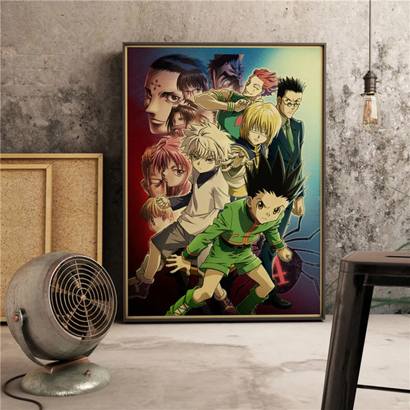  Hunter X Hunter Anime Posters Modern Anime Merch Wall Decor  Kurapika Manga Series Cool Home Living Room Bedroom Wall Art Decorations  Japanese Manga Fans Gift Cool Wall Decor Art Print Poster