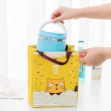 НОВАЯ Портативная сумка для ланча для женщин, сумка-холодильник для детей и мужчин, изолированная Ланч-бокс, термо-сумка, сумка для ланча, контейнер для школы, коробка для еды