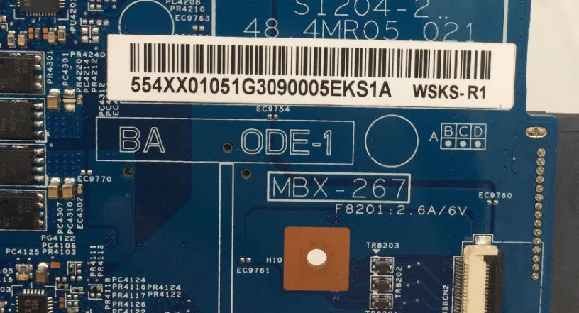 Материнская плата для ноутбука sony SVE17 SVE171 SVE1711F1EW серии Z70CR MB S1204-2 48.4mr05021 A1892055A MBX-267