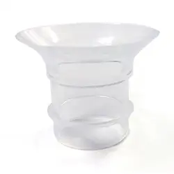 Adaptateur de calibre de tasse de lait, convertisseur de taille de corne de pompe de sein de 21 Mm, petit couvercle de corne de mamelon 