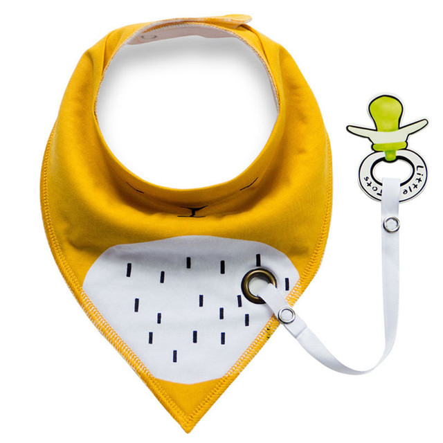 Towel Baby Bibs Anti-drop Rope Absorbent Apron Girls Infant Cotton Bandana Boys Bib Scarf Newborn Feeding