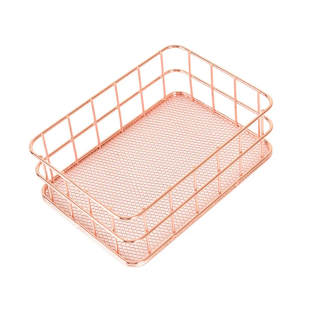 Debris Basket Rose Gold Space Saver Table Holder Household Supplies Stainless Steel Fashionable Beautiful Large Volume