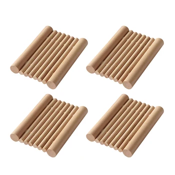 

4pcs Soap Dish Simple Premium Creative Eco-friendly Soap Tray Draining Design Soap Rack Soap Dish for Kitchen Bathroom Home Sink