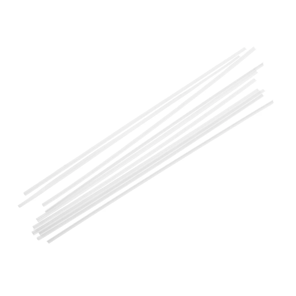 10Pcs 250mm Length ABS Plastic L-shaped Bar Rod Architectural Model Making Building DIY