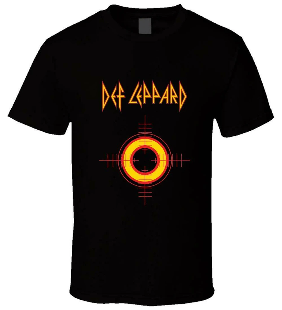 Новинка Def Leppard 2 новая футболка Размер США Em1 Новейшая модная |