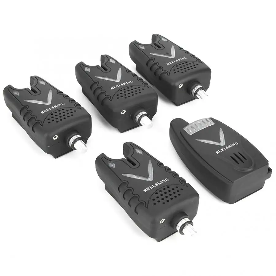 

Fish Bite Alarm Device Kit Electric Fishing Indicator LED lamp Fish Bite Signal Launcher Receiver Kit Fishing Accessories