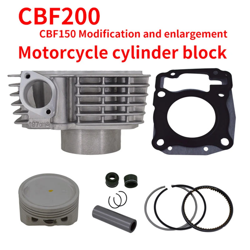 65.5mm Motorcycle Cylinder Kit For XR150 CBF150 Upgrade 200cc Direct Replacement