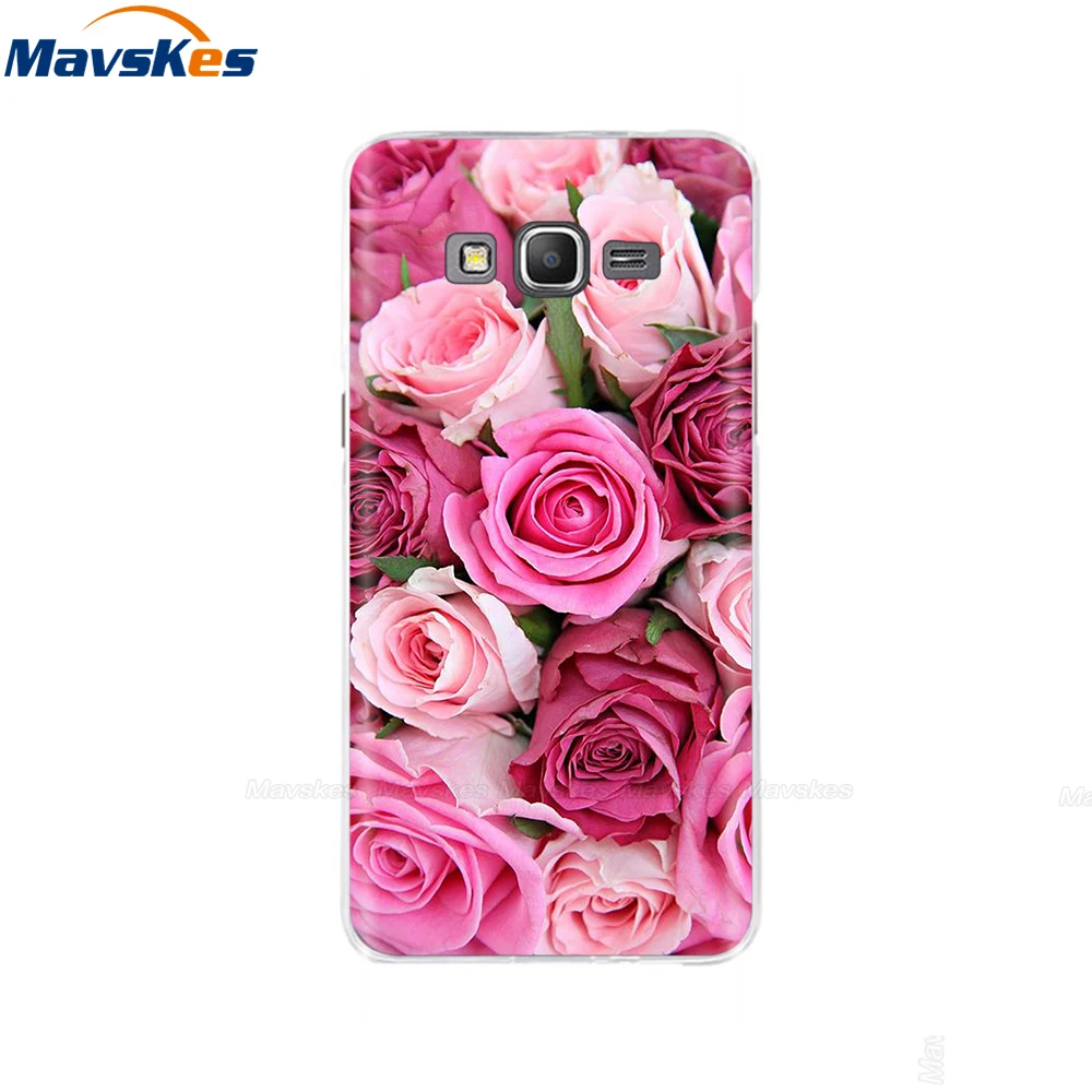 Чехол для samsung Galaxy Grand Prime, G530, G530H, G531, G531H, G531F, SM-G531F, флора, ТПУ, чехол, милый силиконовый чехол для телефона - Цвет: 1