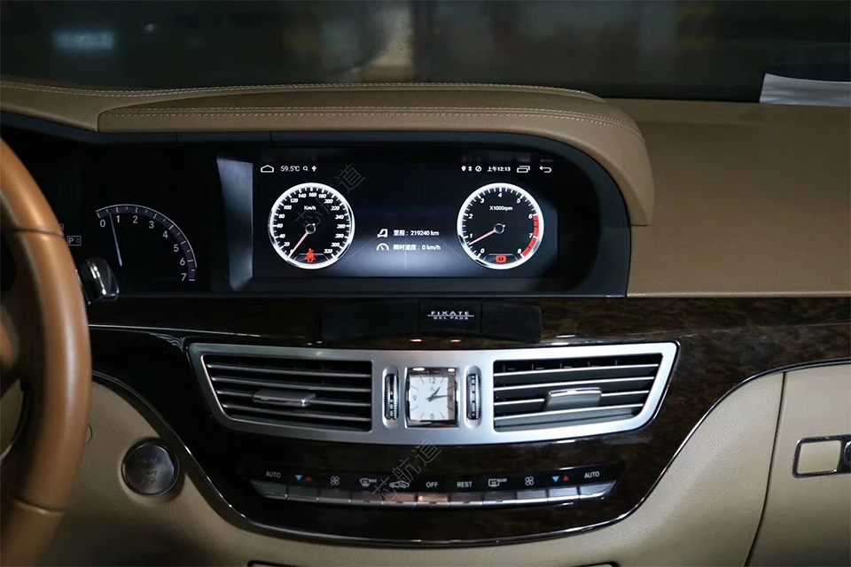 Best Car radio Android multimedia player For Mercedes Benz S Class W221 2005-2013 10.25 inch touch screen GPS Carplay Car monitor 4