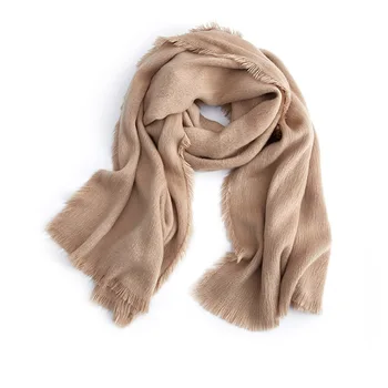 

Soft Cashmere Scarf for Women Solid Autumn/Winter Hairy Shawl Wraps Keep Warm Scarves Girls Korea Fashion Scarf