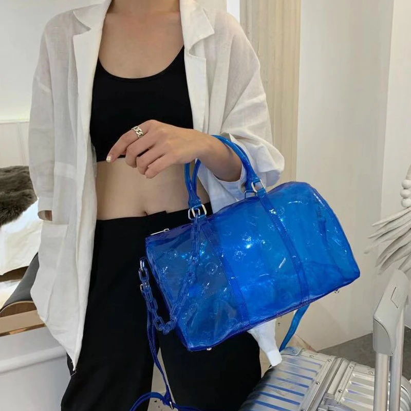 2020 прозрачная сумка луи Брендовая женская модная женские сумки Bolsa Feminina через
