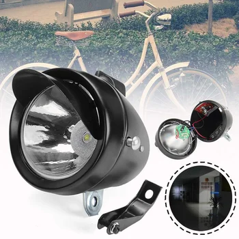 

Bicycle Light Retro Vintage Bicycle Bike Front Head Light Vintage Flashlight Lamp LED Headlight Headlamp + Bracket