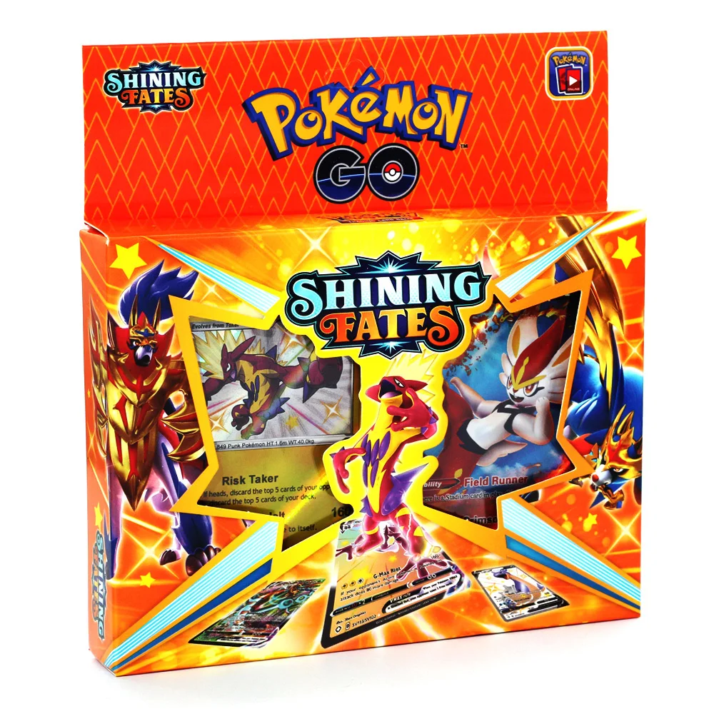 54 unids/caja Pokemon ir escudo y espada Vmax tarjetas coleccionables de comercio tarjeta juego de Juguetes
