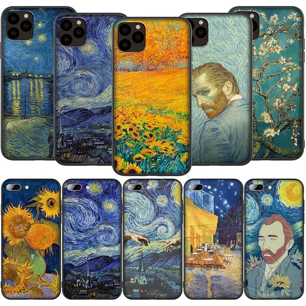 Lavaza Thin Van Gogh Starry Night Silicone Soft Case for iPhone 12 Mini 11 Pro XS Max XR X 8 7 6 6S Plus 5 5S SE | Мобильные